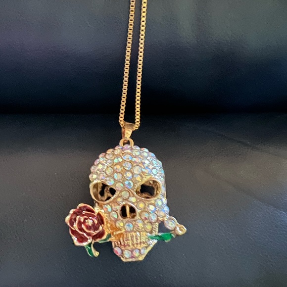 BETSEY JOHNSON Necklace, Perfect for Dia de Los Muertos and Halloween! - Picture 5 of 12